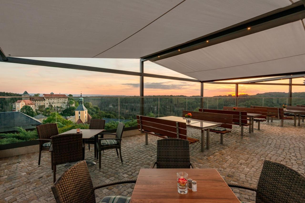 Hotel Zur Aussicht Hohnstein Dış mekan fotoğraf